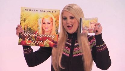 Meghan Trainor and Jimmy Kimmel team up to fix America's dearth of Thanksgiving carols
