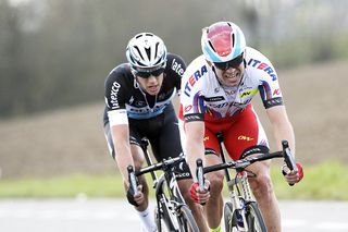 Alexander Kristoff (Katusha) and Niki Terpstra (Etixx-Quickstep) in Tour of Flanders