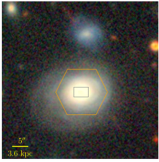 A composite image of the blob source extracted from the DESI Legacy Imaging Surveys.