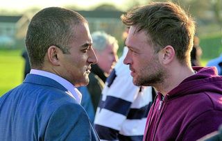 This week in Ackley Bridge things are just a touch tense between Sadiq and Steve