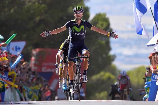 Alejandro Valverde wins stage 8