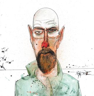 Breaking Bad creator Vince Gilligan commissioned Ralph to draw characters from the show
