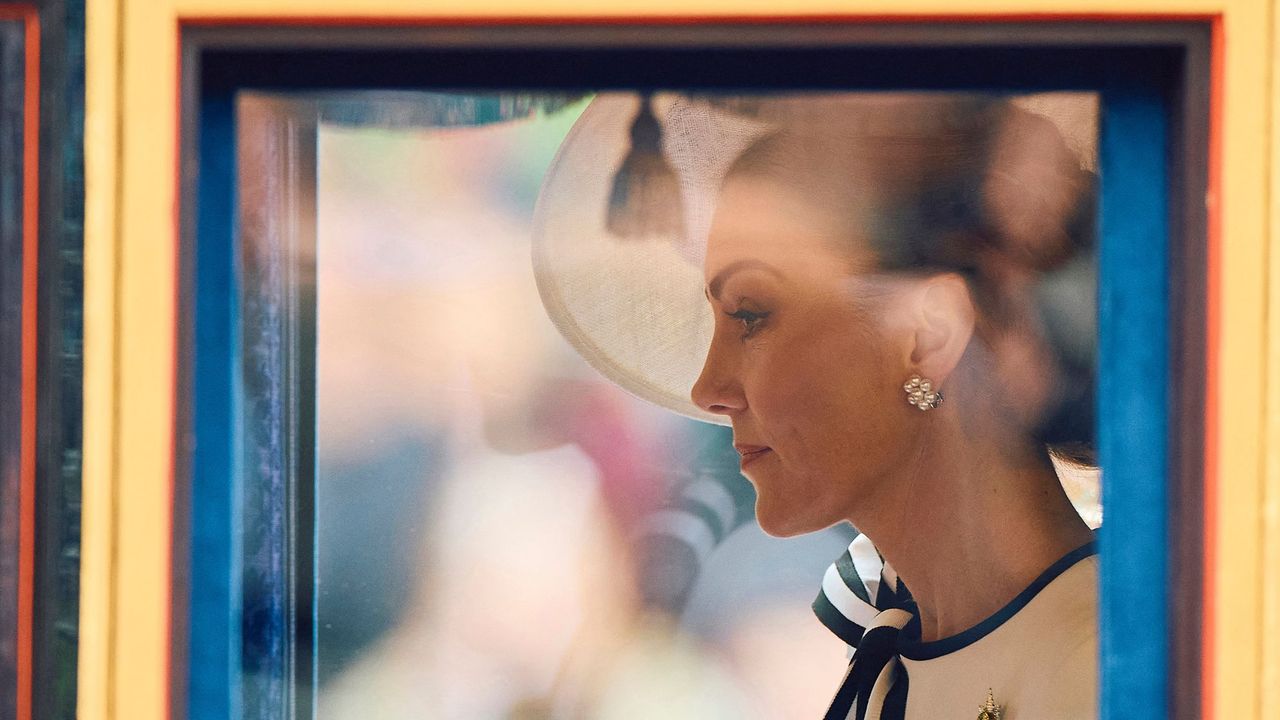 The Princess of Wales attends the 2024 Trooping the Colour parade