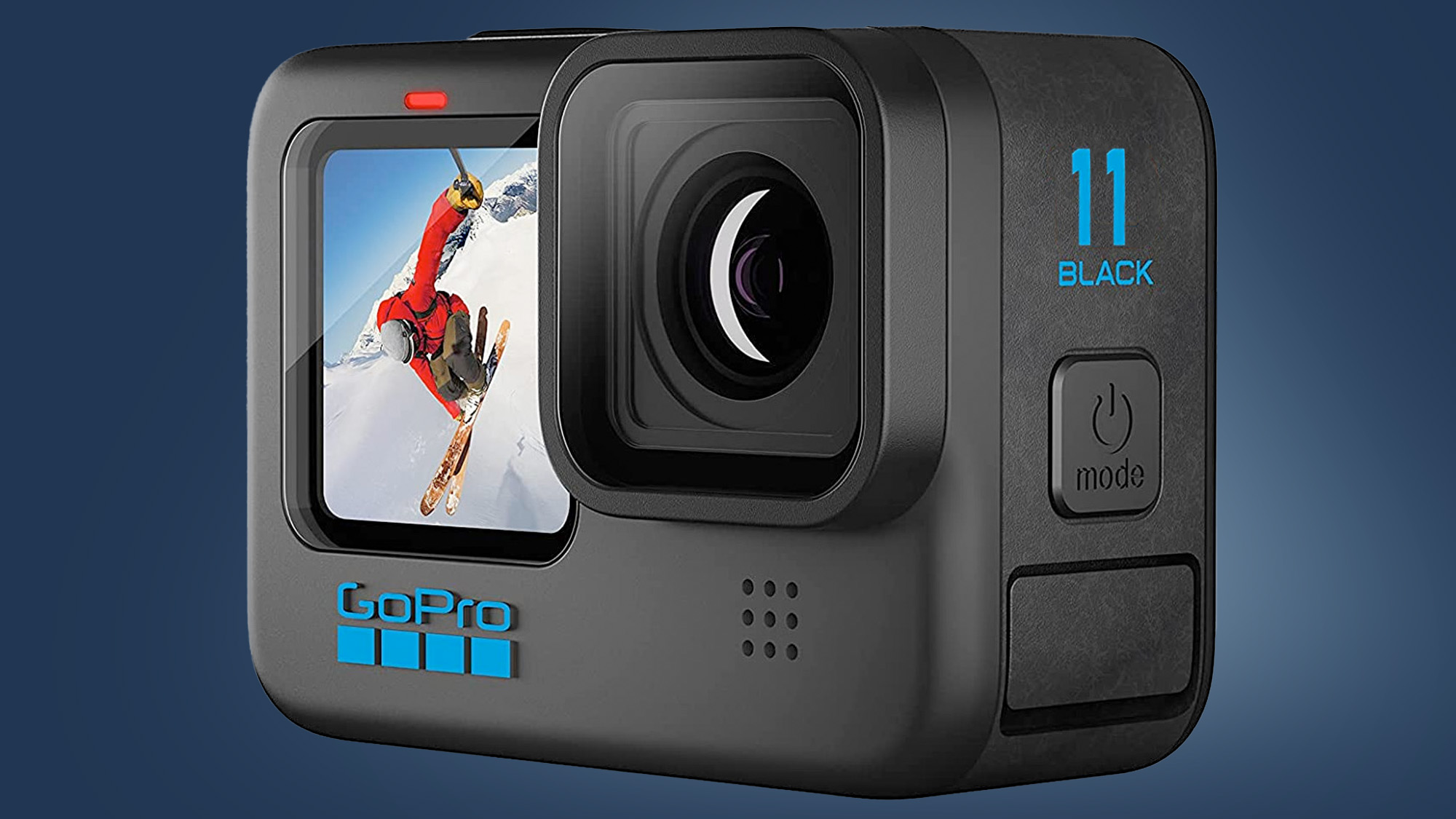 A mock up of the GoPro Hero 11 Black action camera