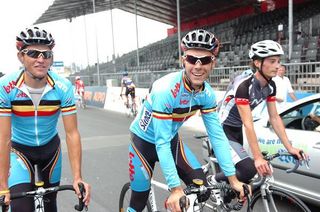 Philippe Gilbert (Belgium) looks happy to be in Mendrisio.