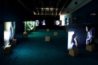  Installation views of A Marvellous Entanglement, MAXXI, Rome by Isaac Julien