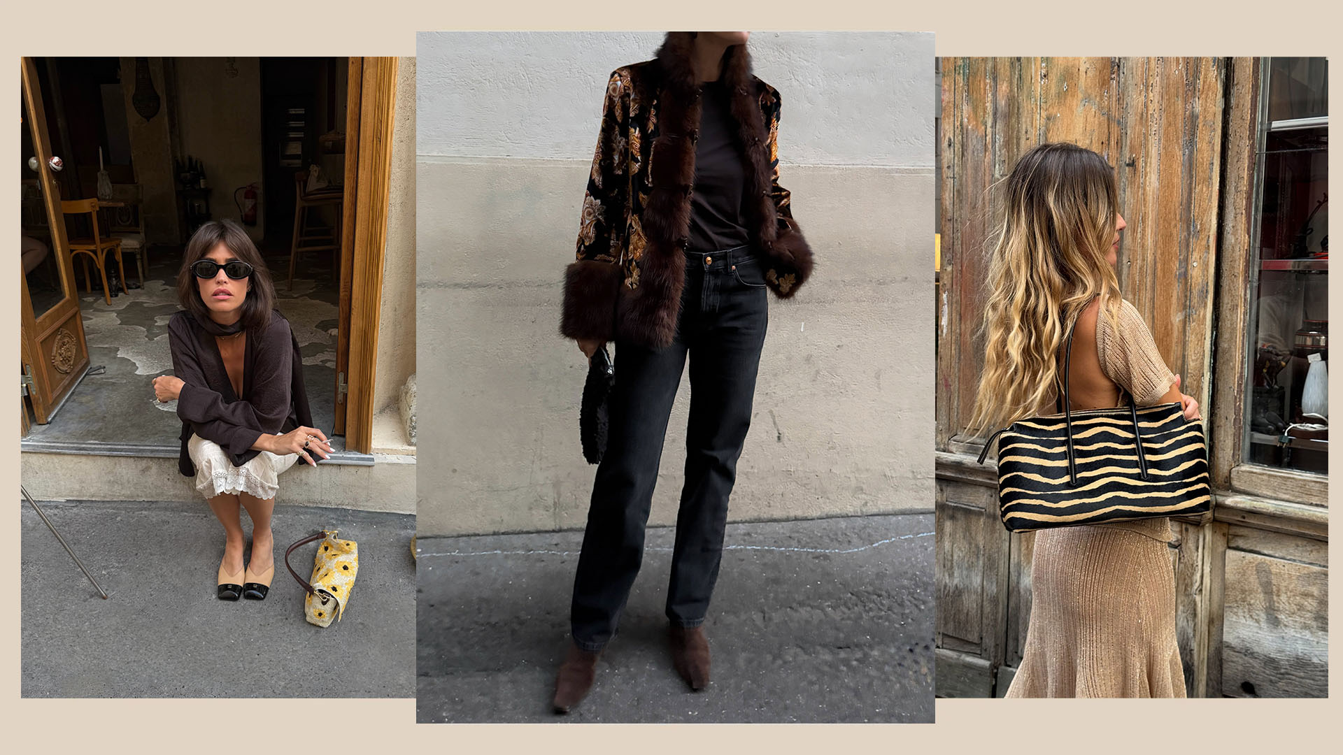 Women in French fashion outfits.