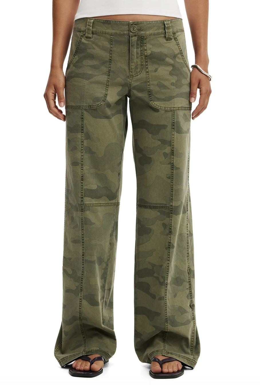 Cotton On, Women's Lexi Low Rise Utility Pant