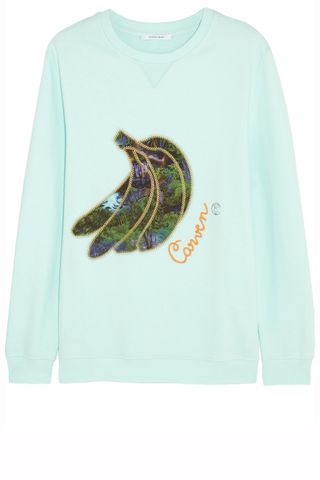 Carven Appliqued Cotton Jersey Sweatshirt, £180