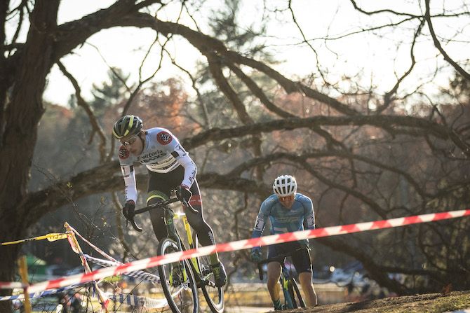 Curtis White leads the way on day two in Northampton