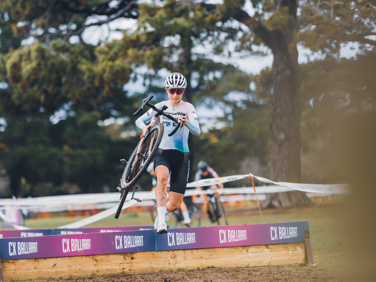 Izzy Flint (Cervelo Australia Off-road), elite women's winner of AusCycling Cyclo-cross National Championships 2024
