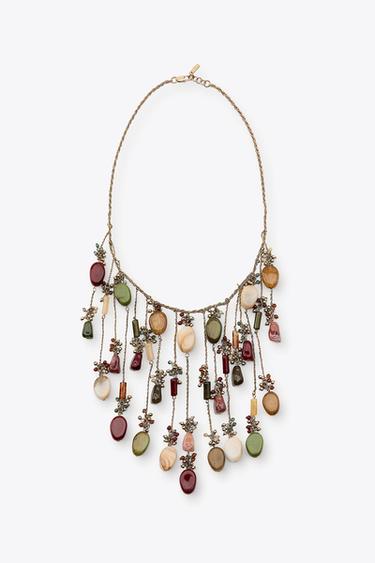 Stone Waterfall Necklace