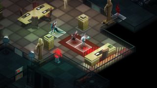 Silently taking out guards in Invisible Inc within a fancy office building