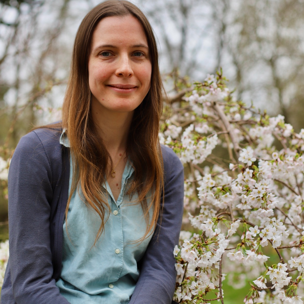 headshot of Caroline Bates, Hayloft Floral