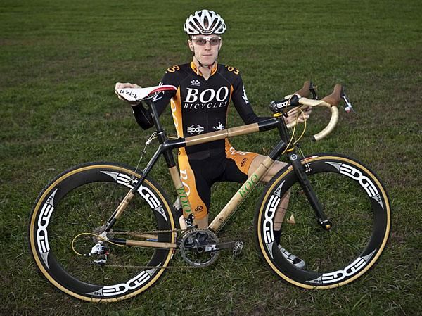 Wren has posted some good results this year on his bamboo machine, too, including a 10th place finish at the UCI C2 'cross event in Wissahickon, Pennsylvania back in October.