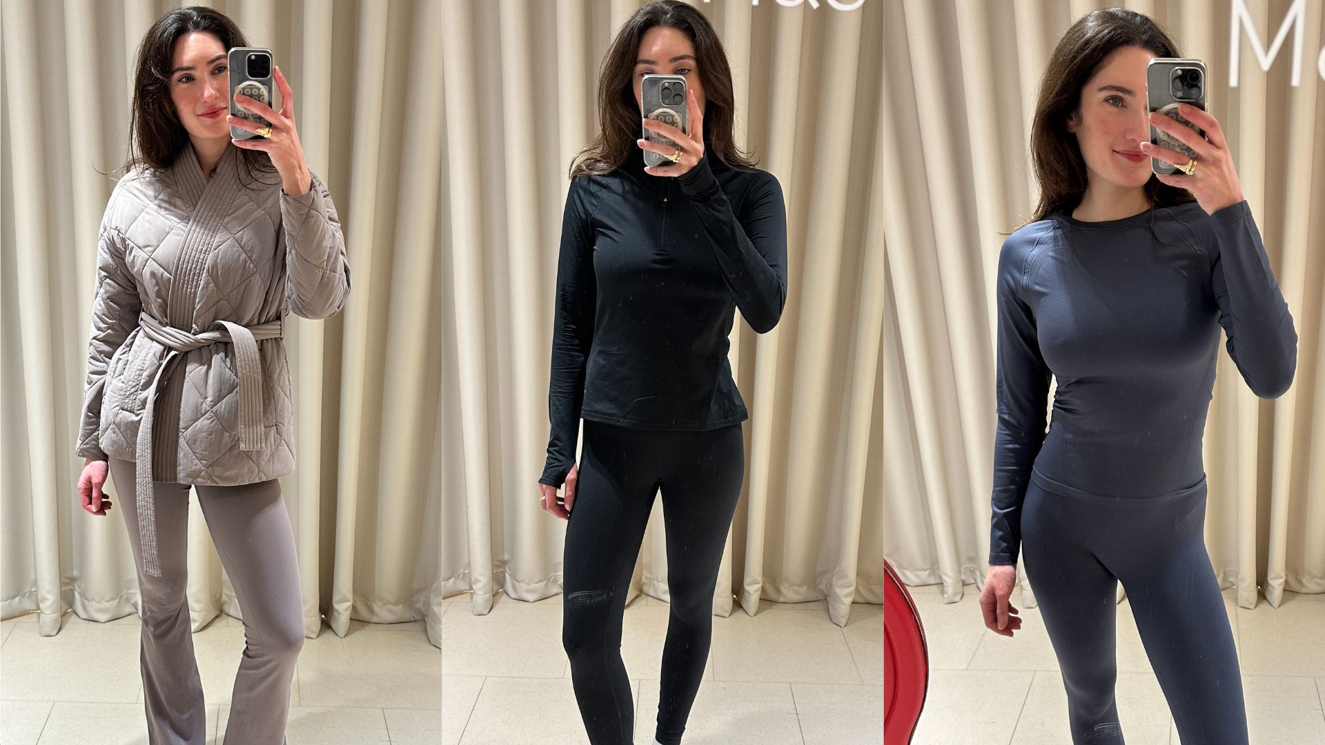 M&amp;S activewear try-on.