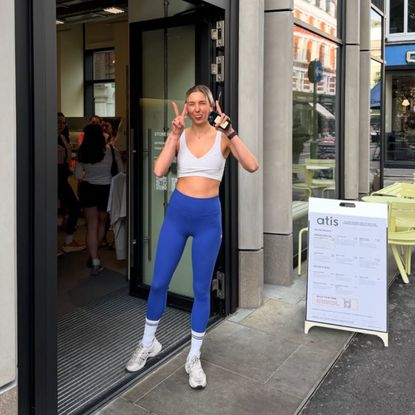 Move With Nicole at home Pilates classes: Ashleigh Spiliopoulou, Freelance Health Writer, trying the workouts at home