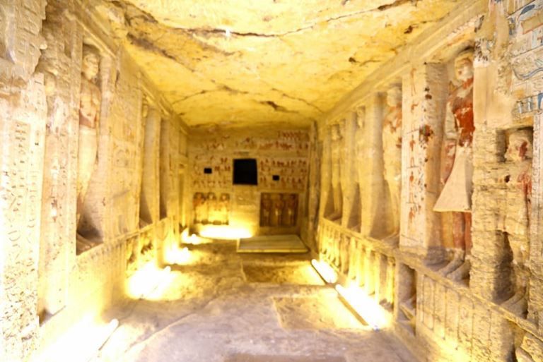 Photos: Exquisitely Preserved Ancient Tomb Discovered at Saqqara | Live ...