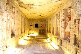 This 4,400-year-old tomb at Saqqara was constructed for a "divine inspector" named "Wahtye."