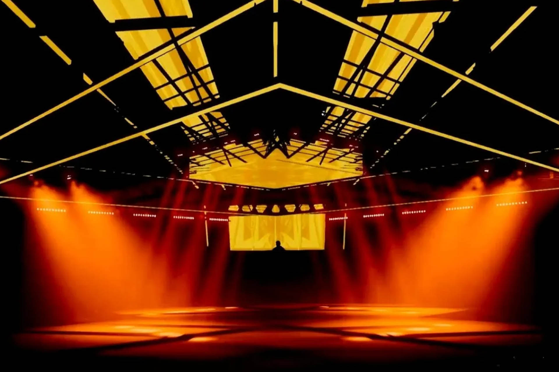 A photo of Ministry of Sound's The Box main room. 
