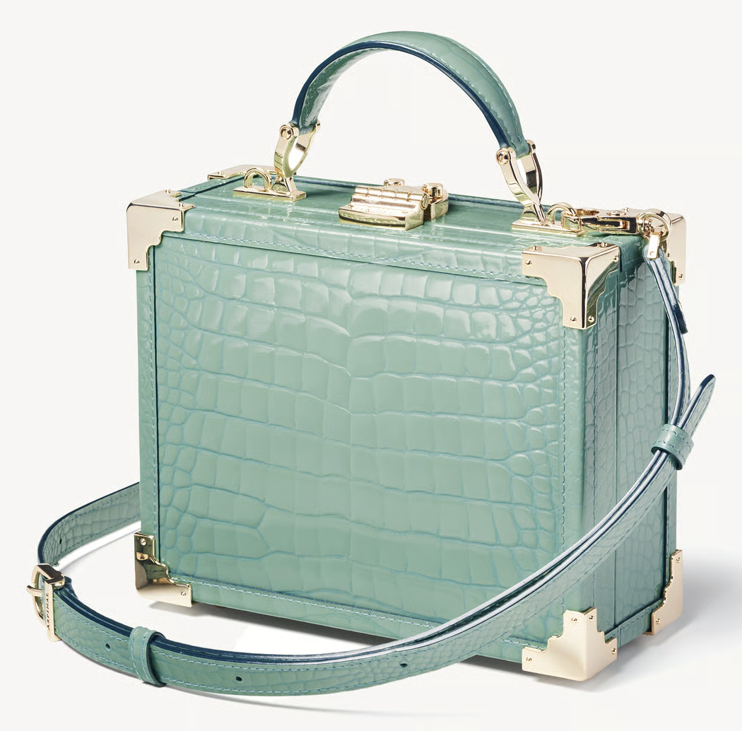 Aspinal of London, Willow Patent Croc