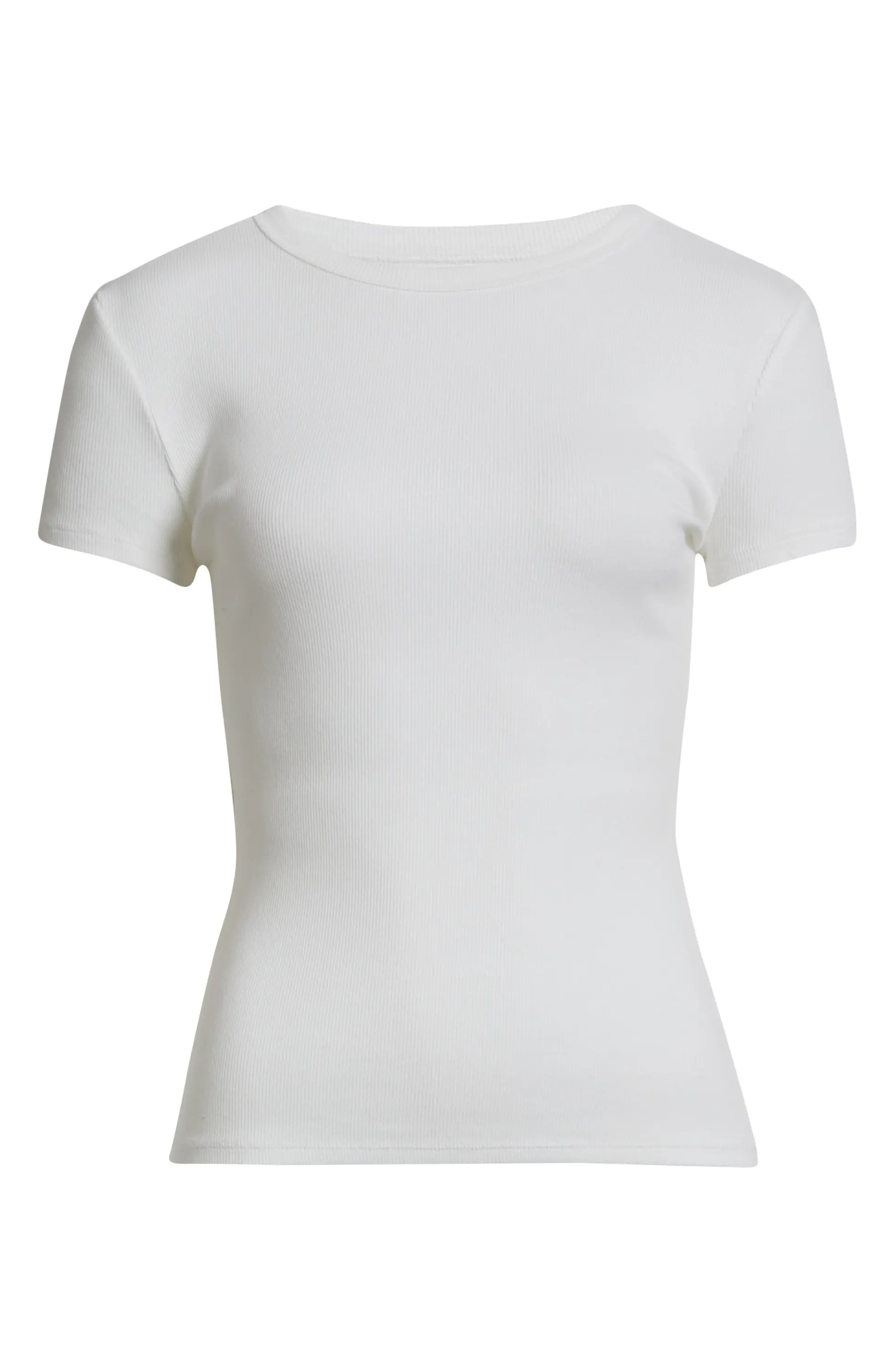 Open Edit, Rib Short Sleeve Shirt
