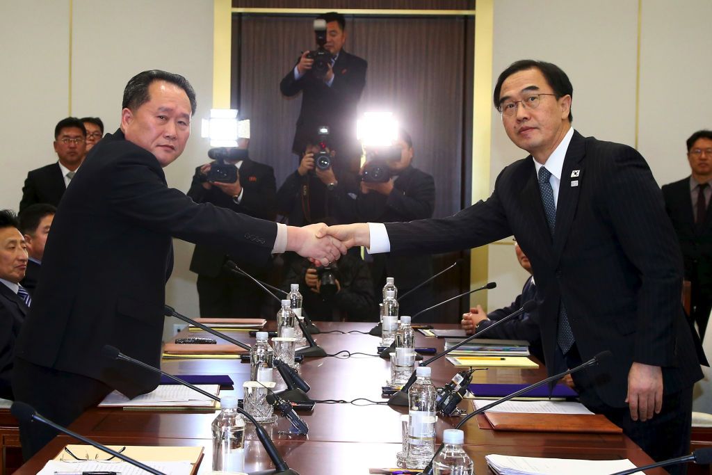 North and South Korean negotiations.