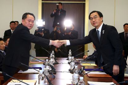 North and South Korean negotiations.