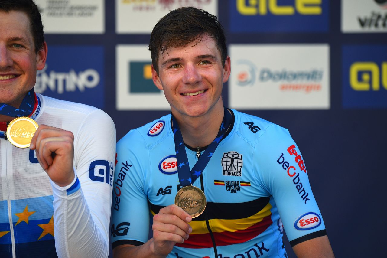 2021 UEC Road European Championships Trento Elite Mens Individual Time Trial 224 km 09092021 Remco Evenepoel Belgium photo Dario BelingheriBettiniPhoto2021
