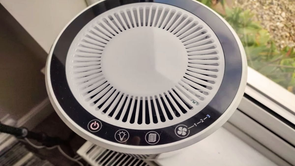 Levoit H132 being tested in writer's home