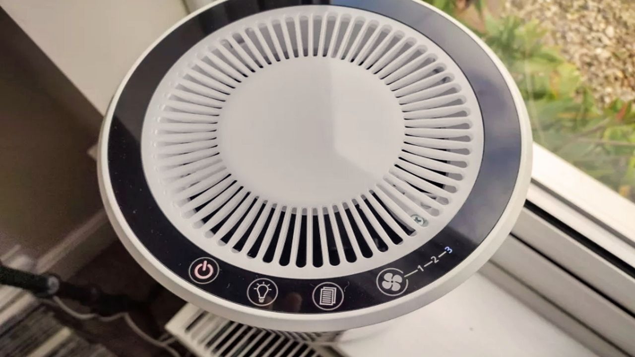 Levoit H132 being tested in writer's home