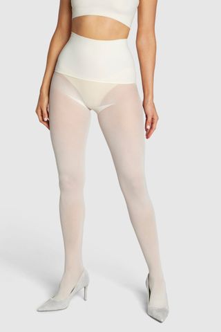 The Sixty Opaque Tights Vintage Ivory