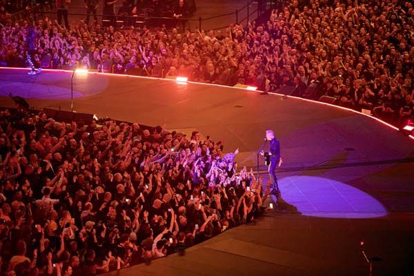 Metallica onstage in Amsterdam