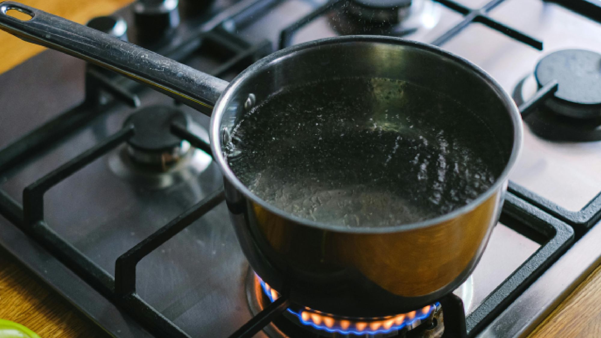 Water in the pot