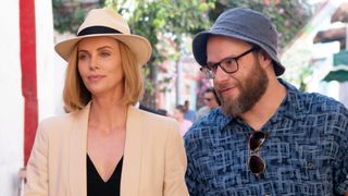 Charlize Theron and Seth Rogen in Long Shot