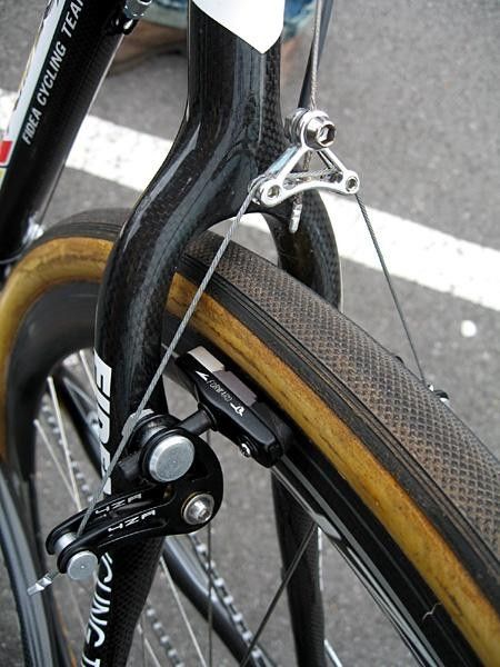 The high-profile CB2 aluminum cantilever brakes