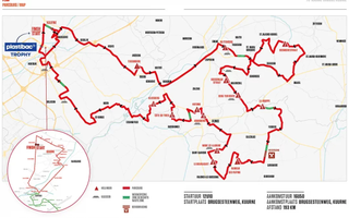 The map for the 2023 Kuurne-Brussel-Kuurne