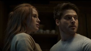 Madelaine Petsch and Froy Gutierrez in The Strangers: Chapter 1