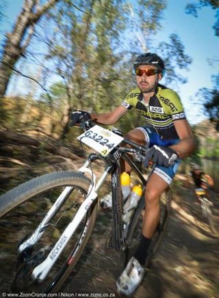 John-Lee Augustyn racing at the Crater Cruise. He will compete next at the Cape Pioneer Trek mountain bike stage race.