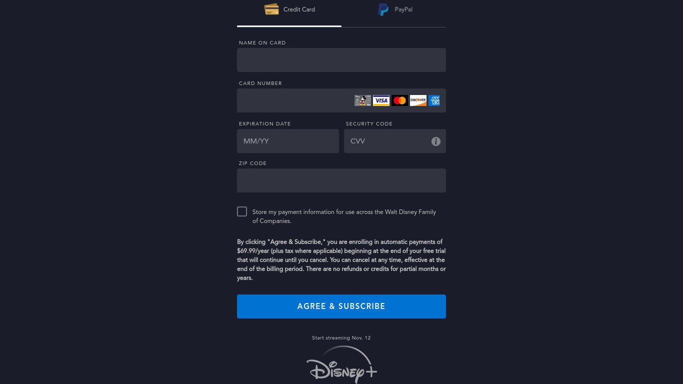 Pay and subscribe