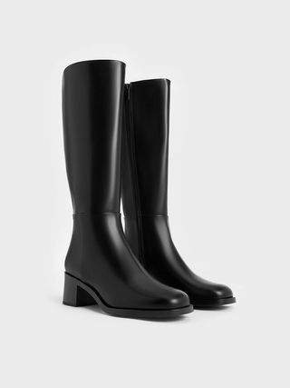 Louise Block-Heel Knee-High Boots