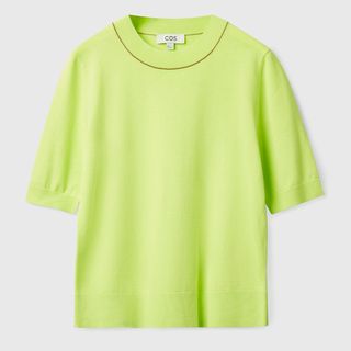 Cos Short-Sleeve Knitted T-Shirt