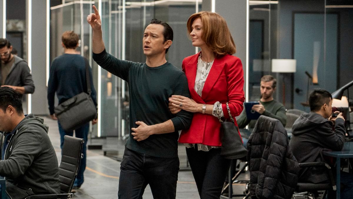 Joseph Gordon-Levitt und Uma Thurman in „Super Pumped: The Battle for Uber“.