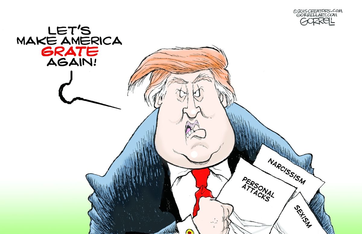 Political cartoon U.S. Donald Trump | The Week