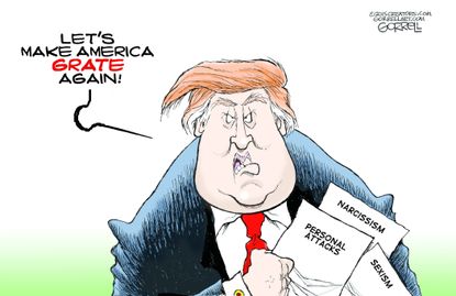 Political cartoon U.S. Donald Trump