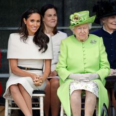 The Duchess Of Sussex Undertakes Her First Official Engagement With Queen Elizabeth II