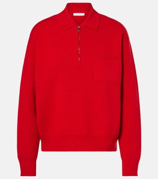 Halvar Cashmere Polo Sweater