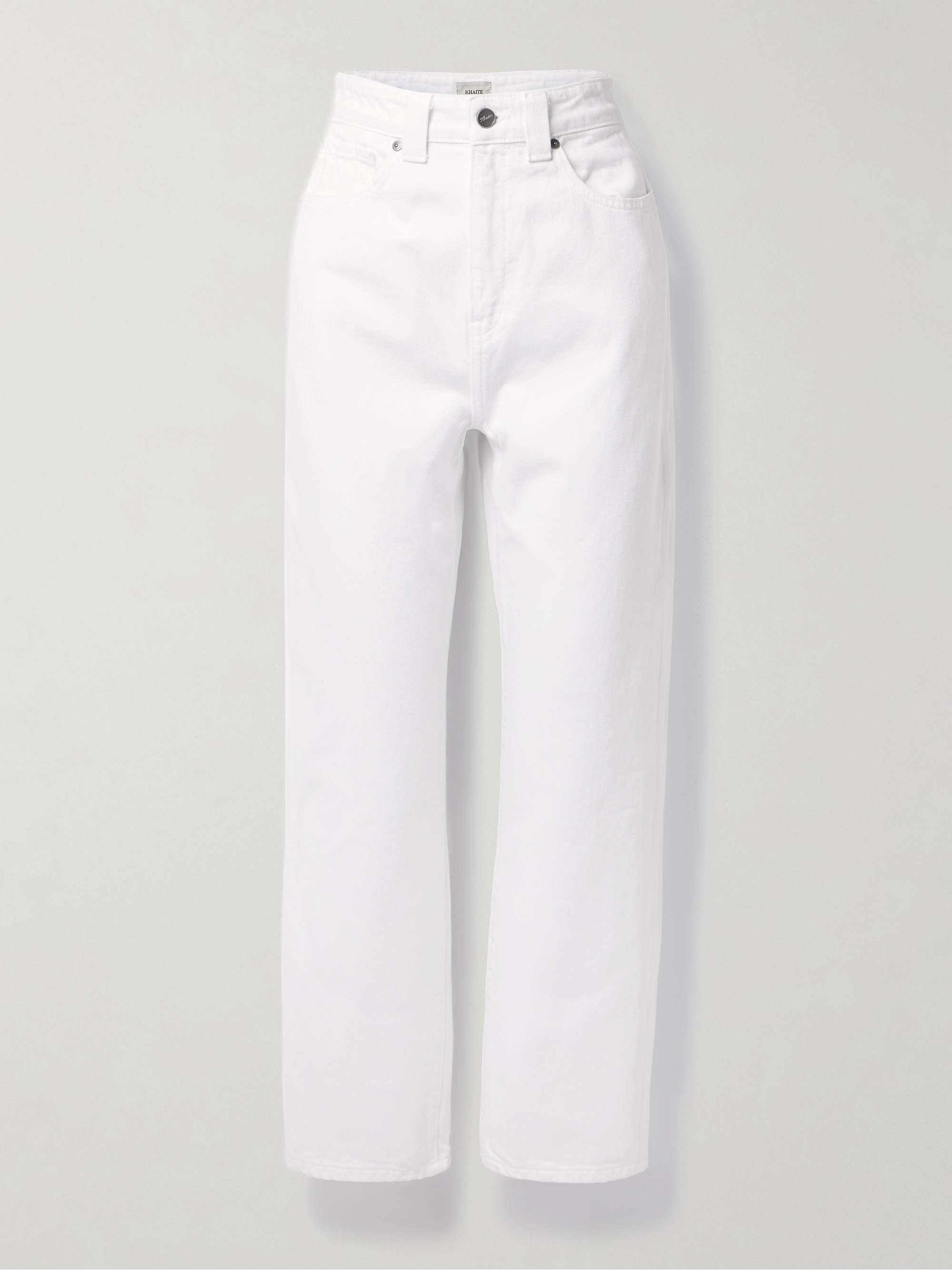 Shalbi High-Rise Straight-Leg Jeans