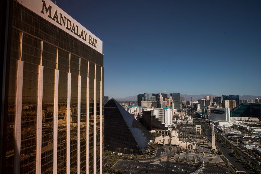 The Mandalay Bay resort.