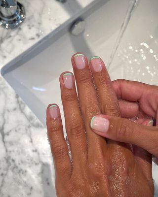 Photo of filed, nicely groomed nails